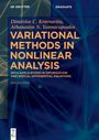 Cover mit blauen, sich kreuzenden Linien. Titel: "Variational Methods in Nonlinear Analysis". 2. Auflage.