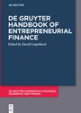 : De Gruyter Handbook of Entrepreneurial Finance, Buch