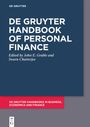 : De Gruyter Handbook of Personal Finance, Buch