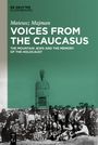 „VOICES FROM THE CAUCASUS: The Mountain Jews and the Memory of the Holocaust“. Gruppenfoto um ein Denkmal herum.