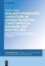 Andrea Ender: Dialekt-Standard-Variation im ungesteuerten Zweitspracherwerb des Deutschen, Buch