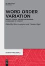 : Word Order Variation, Buch