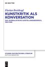 Florian Breitkopf: Kunstkritik als Konversation, Buch