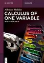 "Calculus of One Variable", Roboterhand berührt einen bunten Abakus, modern und technologisch inspiriert.