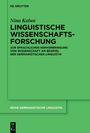 Titel: "Linguistische Wissenschaftsforschung" von Nina Kalwa. Grünes Cover, Verlag: De Gruyter.