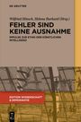 "Fehler sind keine Ausnahme" von Wilfried Hinsch, Helena Burkard. Oberer Teil beige, unterer mit einem abstrakten Schattenmotiv.