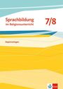 : Sprachförderung Religion. Kopiervorlagenband Klasse 7/8, Buch