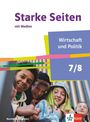 "Starke Seiten mit Medien. Wirtschaft und Politik 7/8. Nordrhein-Westfalen. Klett. Jugendliche lächelnd dicht beieinander."