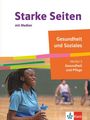 "Starke Seiten mit Medien", "Gesundheit und Soziales", "Modul 3 Gesundheit und Pflege". Junge Frau beim Sport.