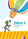 : Zebra 2. Arbeitsheft Sprache in Grundschrift Klasse 2, Buch,Div.