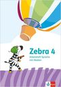 Zebra 4. Arbeitsheft Sprache mit Medien Klasse 4, Buch