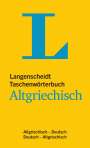 : Langenscheidt Taschenwörterbuch Altgriechisch, Buch