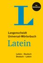 : Langenscheidt Universal-Wörterbuch Latein, Buch