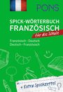 PONS Spick-Wörterbuch Französisch für die Schule, Buch