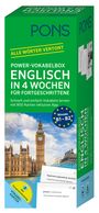PONS Power-Vokabelbox Englisch in 4 Wochen für Fortgeschrittene, Buch