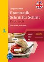 Titel: Langenscheidt Grammatik Schritt für Schritt Englisch. Rechts: süß - sweeter. Unten: Niveau A1–A2. Oben: britische Flagge. Bild: Brötchen mit Marmelade.