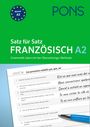 : PONS Satz für Satz Französisch A2, Buch