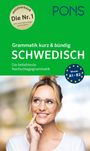 "Grammatik kurz & bündig SCHWEDISCH. Die beliebteste Nachschlagegrammatik. Niveau A1-B2." Frau lächelt nachdenklich.
