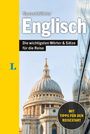 Text: "Sprachführer Englisch - Die wichtigsten Wörter & Sätze für die Reise - MIT TIPPS FÜR DEN REISESTART". Bild einer Kuppel.