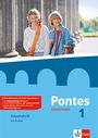 Pontes Gesamtband 1. Arbeitsheft mit Audios, Buch