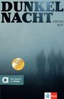 „Dunkelnacht“ und „Kirsten Boie“ stehen oben, ein Jugendbuchpreis-Logo und der Slogan „Alles Digitale auf allango“ unten.