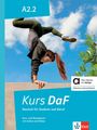 Steve Bahn: Kurs DaF A2.2 Kurs- und Übungsbuch hybrid, Buch