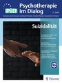 Titel: "Psychotherapie im Dialog 2 • 2026". Themen: Suizidalität, Prävention, Postvention, digitale Technologien. Hände nah beieinander.