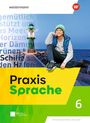 Texte: "Praxis Sprache 6", "DIGITAL+ mit digitalen Medien", "Differenzierende Ausgabe". Junge am Leuchtturm an der Küste.