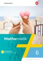 "Mathematik 6", "Arbeitsheft mit interaktiven Übungen". Zwei Hände halten Eistüten am Strand.