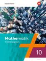 Oben: „Mathematik Erweiterungskurs“. Unten: „10“, „Hessen“. Luftaufnahme von Hochhäusern, dynamische Grafiken.