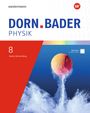 "DORN BADER Physik", "8", "Baden-Württemberg", Darstellung: Tennisball spritzt Wasser in die Luft auf blauem Hintergrund.