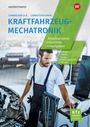 Texte: "Kraftfahrzeug-Mechatronik", "Lernfelder 5-8", "Arbeitssituationen". Ein Mechaniker arbeitet an einem Auto.