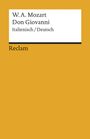 Don Giovanni, Buch