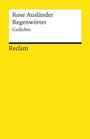 Rose Ausländer: Regenwörter, Buch