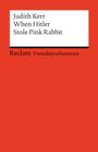 Judith Kerr: When Hitler Stole Pink Rabbit, Buch