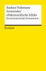 Andree Hahmann: Aristoteles' »Nikomachische Ethik«, Buch
