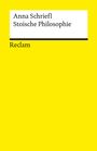 Anna Schriefl: Stoische Philosophie. Eine Einführung, Buch