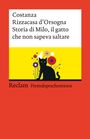 Costanza Rizzacasa D'Orsogna: Storia di Milo, il gatto che non sapeva saltare, Buch
