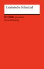: Lateinische Stilmittel, Buch