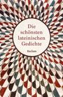 "Die schönsten lateinischen Gedichte. Reclam." Ein Mosaikmuster aus farbigen Federn strahlt kreisförmig aus.