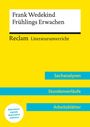 „Frank Wedekind Frühlings Erwachen“, „Reclam Literaturunterricht“, „Sachanalysen“, „Stundenverläufe“, „Arbeitsblätter“.