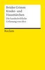 Jacob Grimm: Kinder- und Hausmärchen, Buch