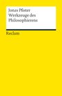 Jonas Pfister: Werkzeuge des Philosophierens, Buch