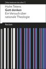 Holm Tetens: Gott denken, Buch