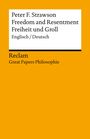 Peter F. Strawson: Freedom and Resentment / Freiheit und Groll, Buch