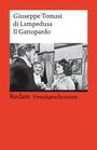 Giuseppe Tomasi di Lampedusa: Il gattopardo, Buch