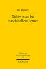 Iva Kostov: Nichtwissen bei maschinellem Lernen, Buch