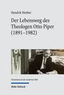 „Hendrik Niether: Der Lebensweg des Theologen Otto Piper (1891–1982)“. Schwarz-Weiß-Foto von einem älteren Mann am Schreibtisch.