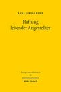 Anna Girogi Kuhn: Haftung leitender Angestellter, Buch