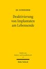 Jil Schneider: Deaktivierung von Implantaten am Lebensende, Buch